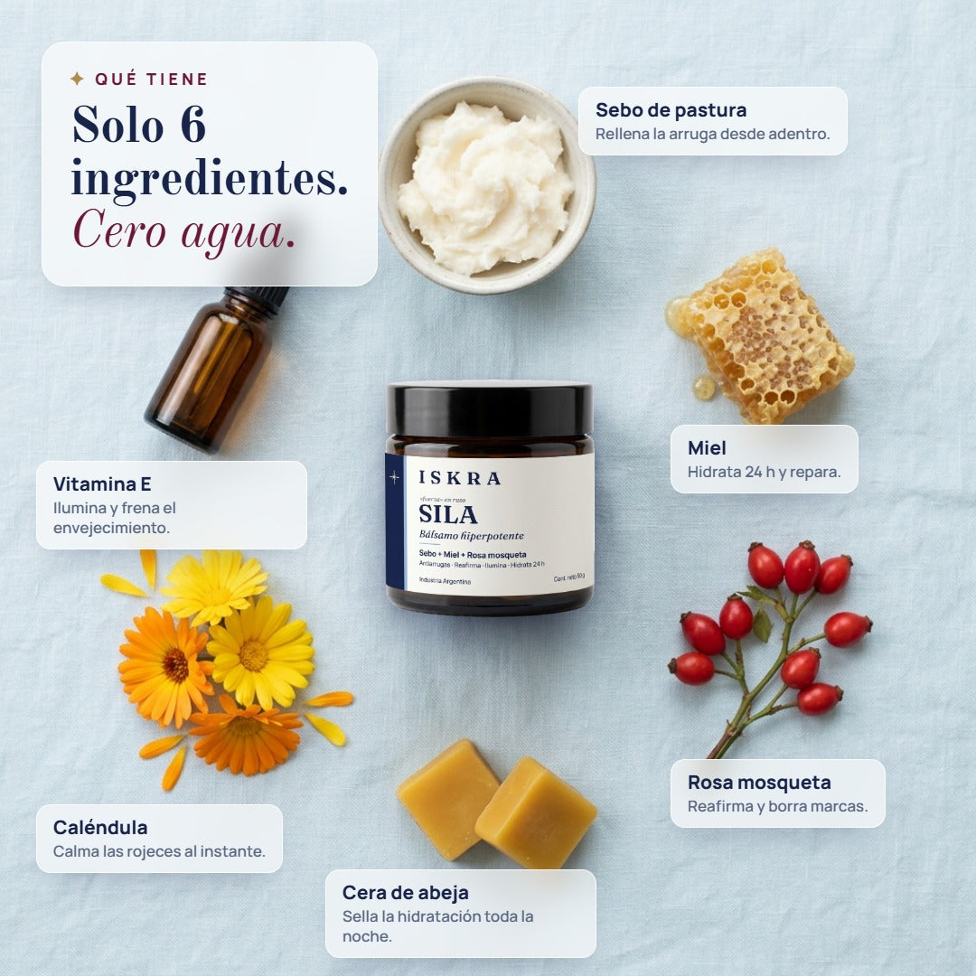 Los 6 ingredientes de ISKRA SILA